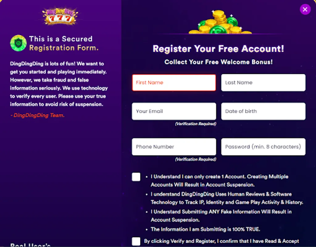 Bet4com login