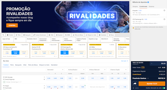 a tabela da série b